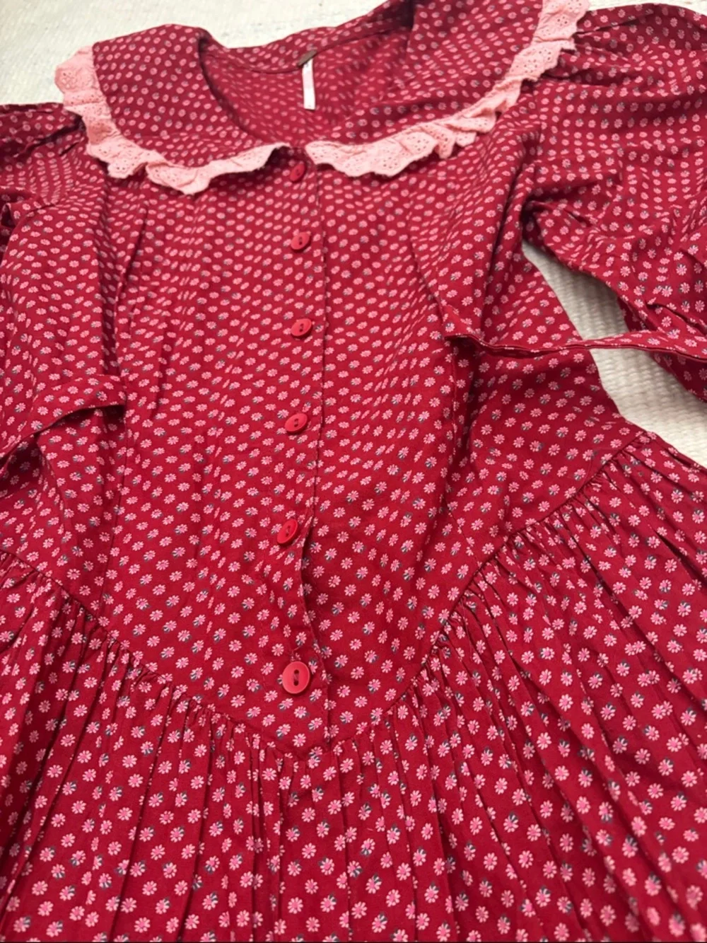 New Free People Prairie style mini dress - Picture 5 of 9